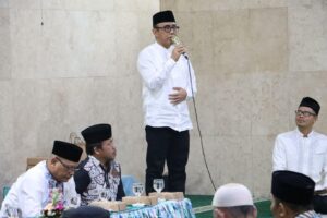 Jaya Negara hdiri buka puasa bersama di Masjid Darul Huda