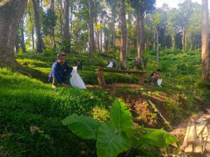 LOKASI dugaan pembabatan hutan di Desa Ambengan, Kecamatan Sukasada, Buleleng yang sempat viral di media sosial.