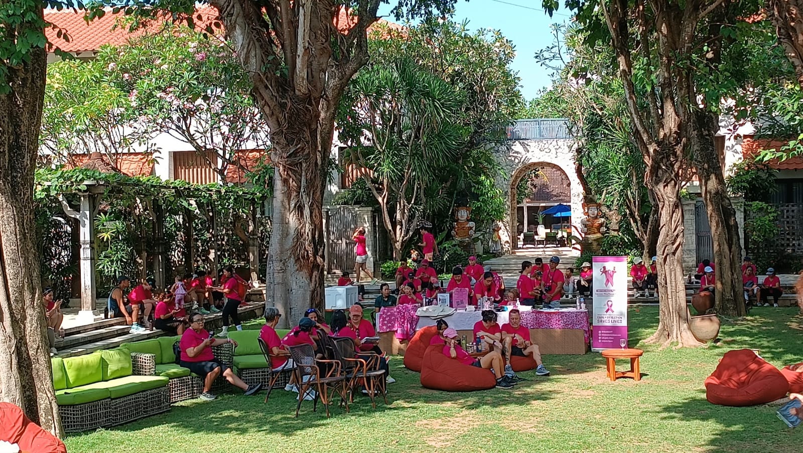 Bali pink ribbon