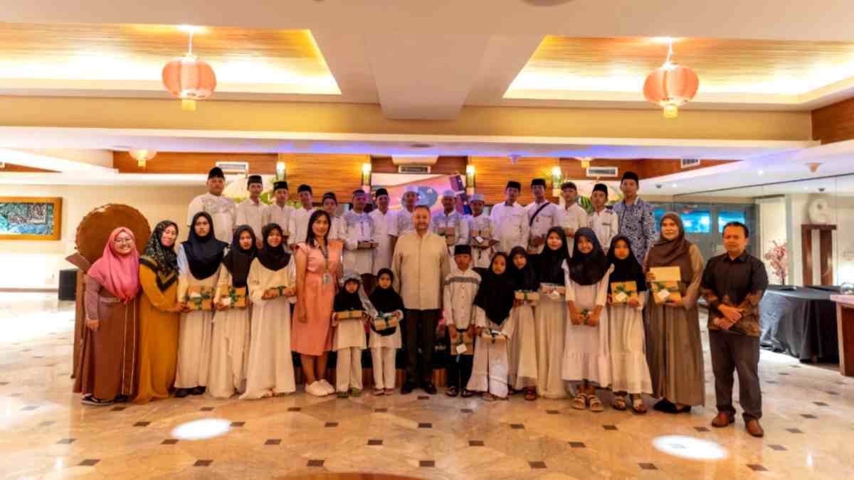 Momen Hangat Ramadhan, Discovery Kartika Plaza Hotel Undang Anak Yatim dan Media Berbuka Bersama