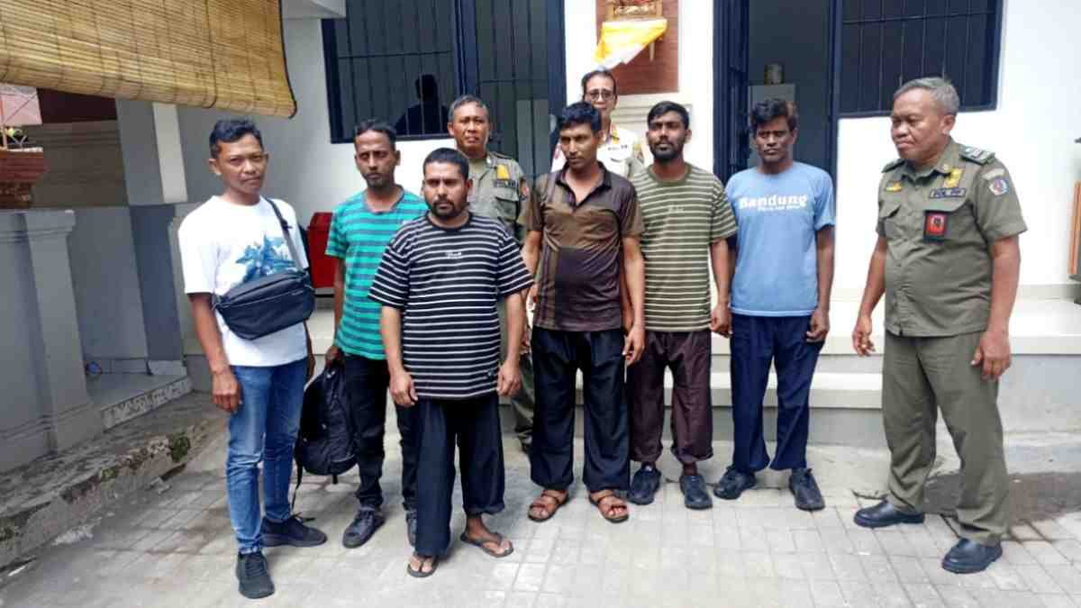 Terbukti Masuk Bali Secara Ilegal, 7 Warga Negara Bangladesh Diamankan Imigrasi Denpasar