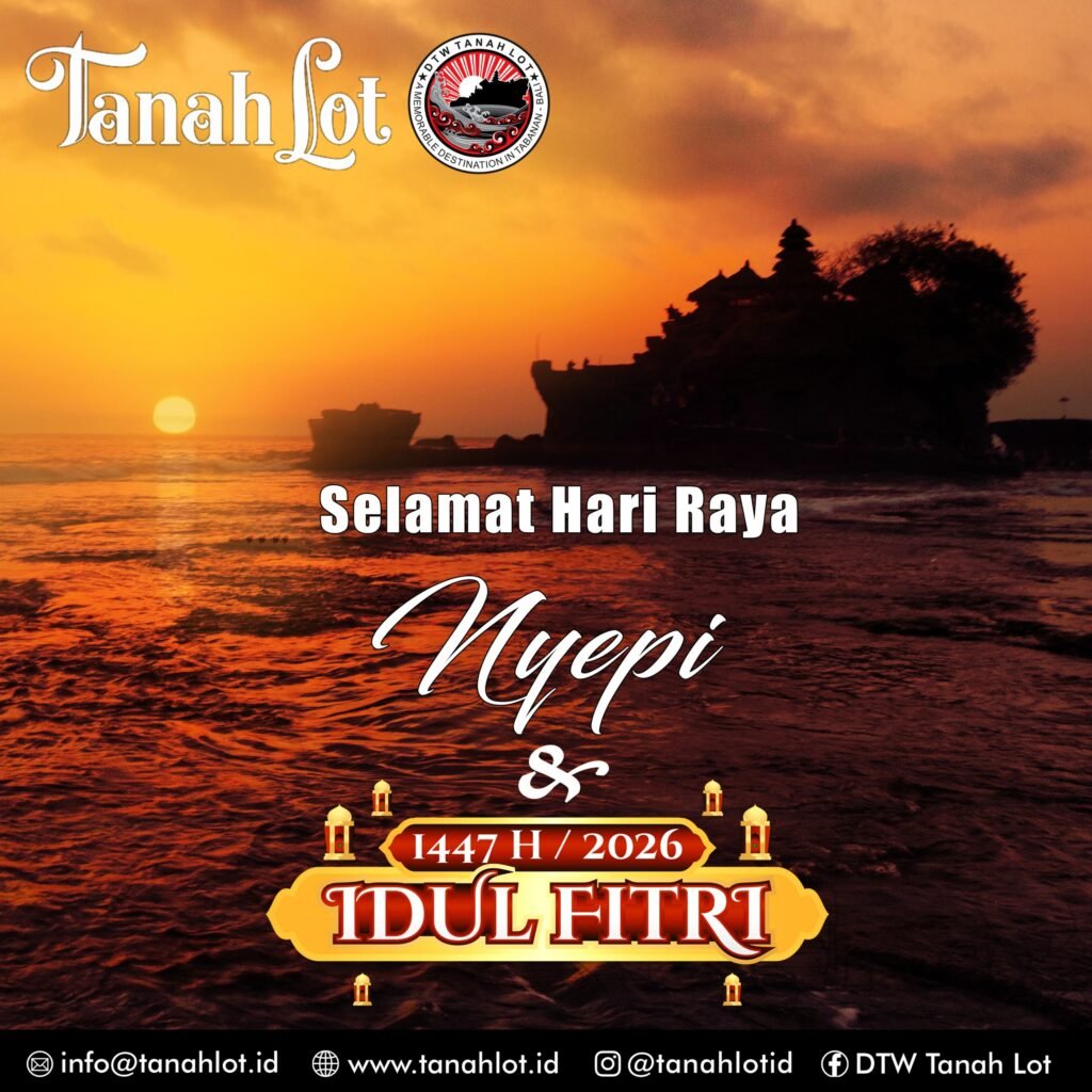Tanah Lot Nyepi dan Idul Fitri
