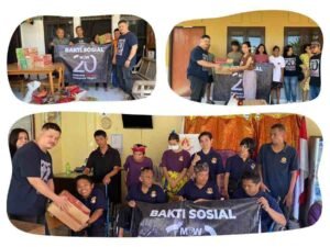 Rayakan HUT ke-20, MCW News Gelar Aksi Sosial Berbagi Sembako di Bali