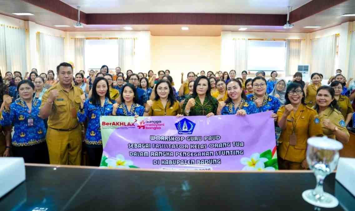 Strategi Badung Tekan Stunting Bunda PAUD Bekali 100 Guru Jadi Fasilitator Orang Tua