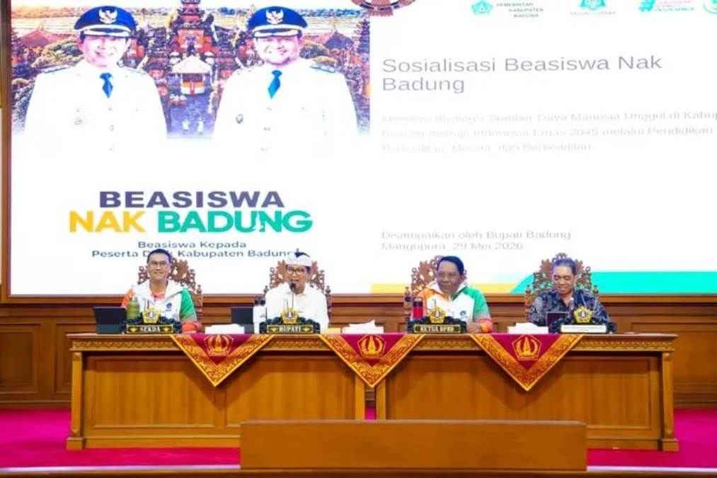 Bupati Adi Arnawa Sosialisasi Beasiswa Nak Badung 2026, Siapkan 450 Kuota untuk SDM Unggul