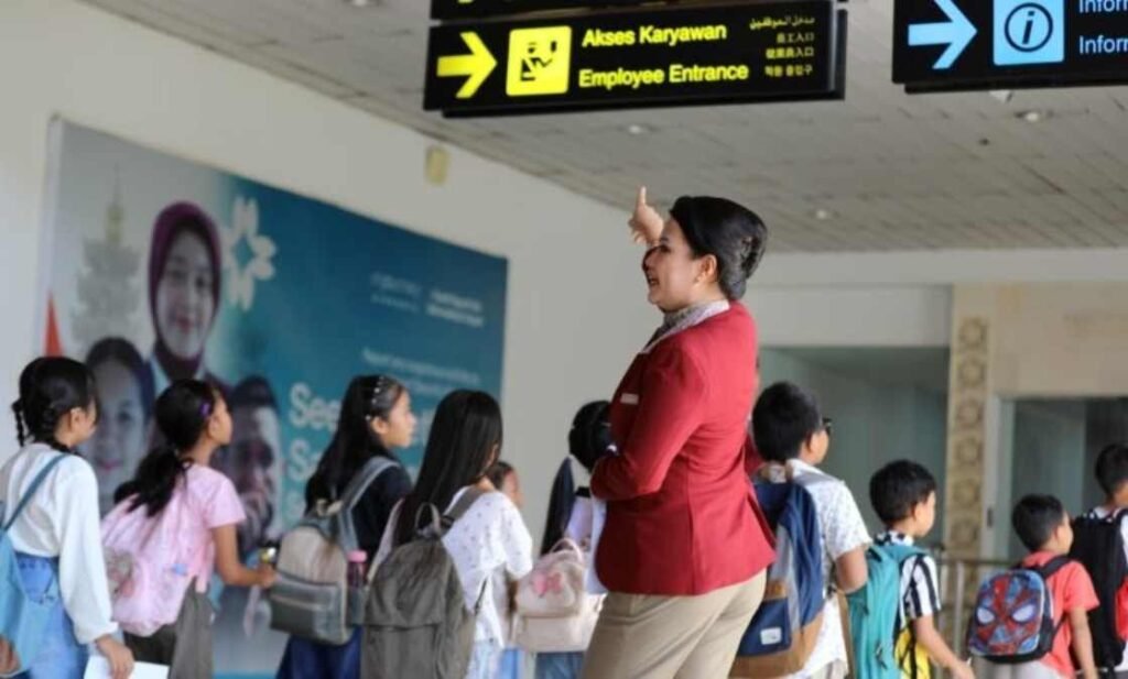 Airport Edu Tour Bandara Ngurah Rai, Kenalkan Dunia Penerbangan Sejak Dini kepada Siswa SDN 4 Tuban