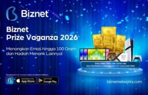 Biznet Prize Vaganza Kesempatan Menang Hadiah Emas 100 Gram untuk Pelanggan Setia