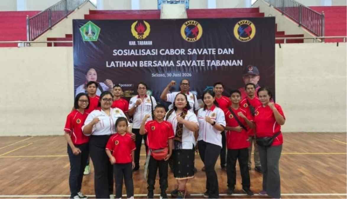 Fokus Cetak Atlet Berkarakter, Savate Tabanan Gencarkan Sosialisasi dan Pembinaan