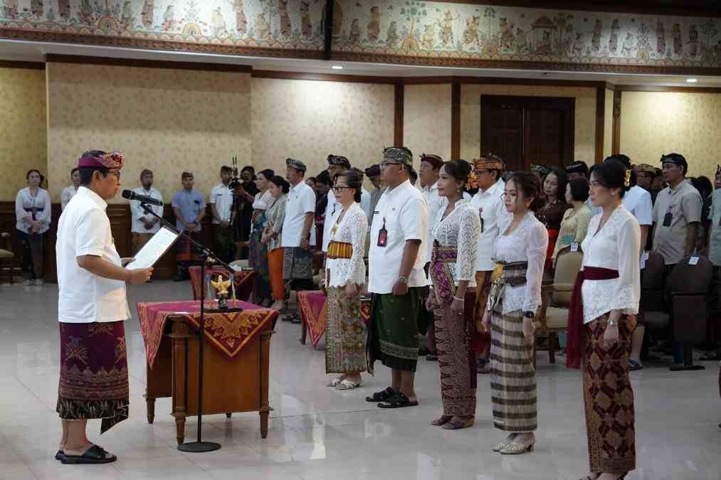 Bupati Adi Arnawa Lantik 163 Pejabat Pemkab Badung, Tekankan Tanggung Jawab dan Pelayanan Publik