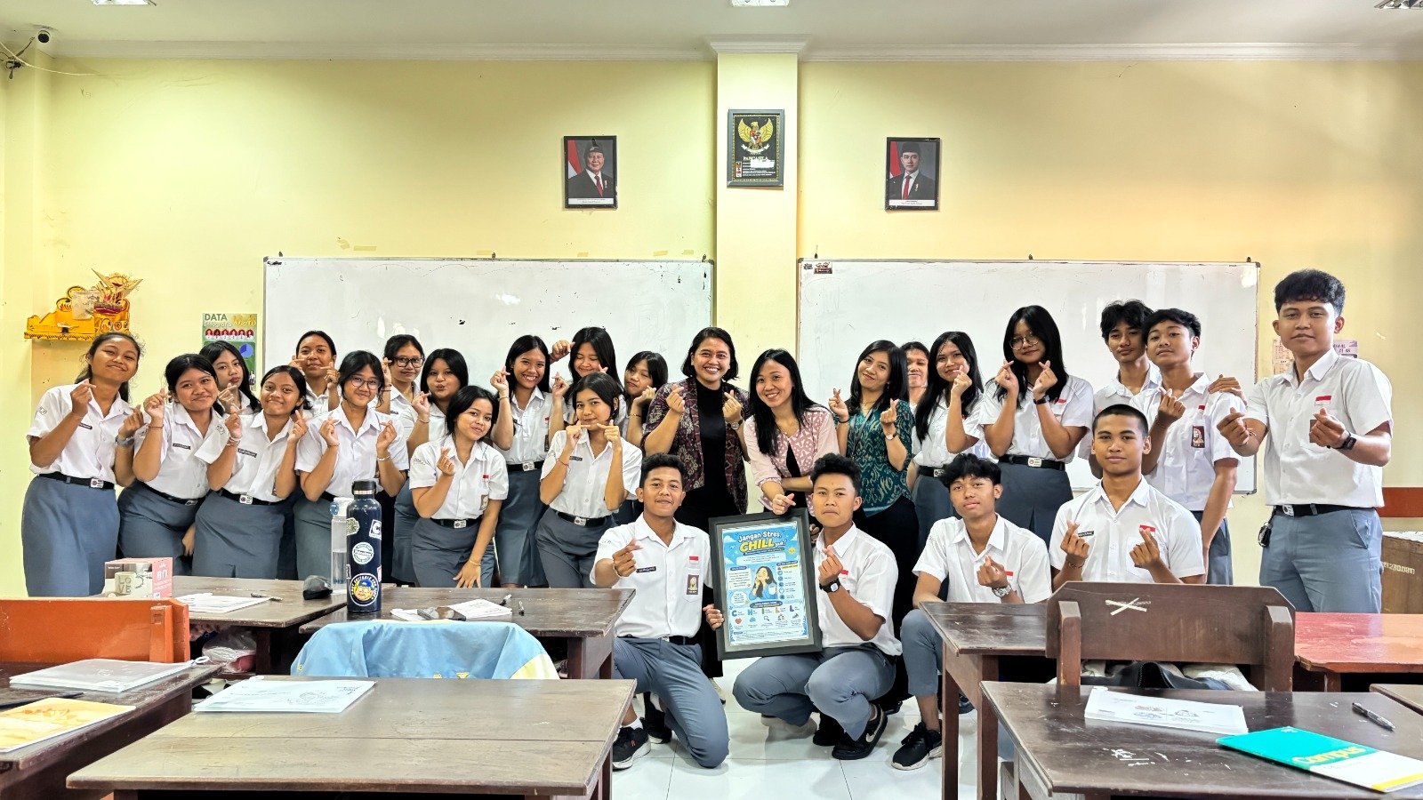 FKIK Unwar Bekali Siswa SMAN 7 Denpasar Cara Mengelola Stres Secara Sehat