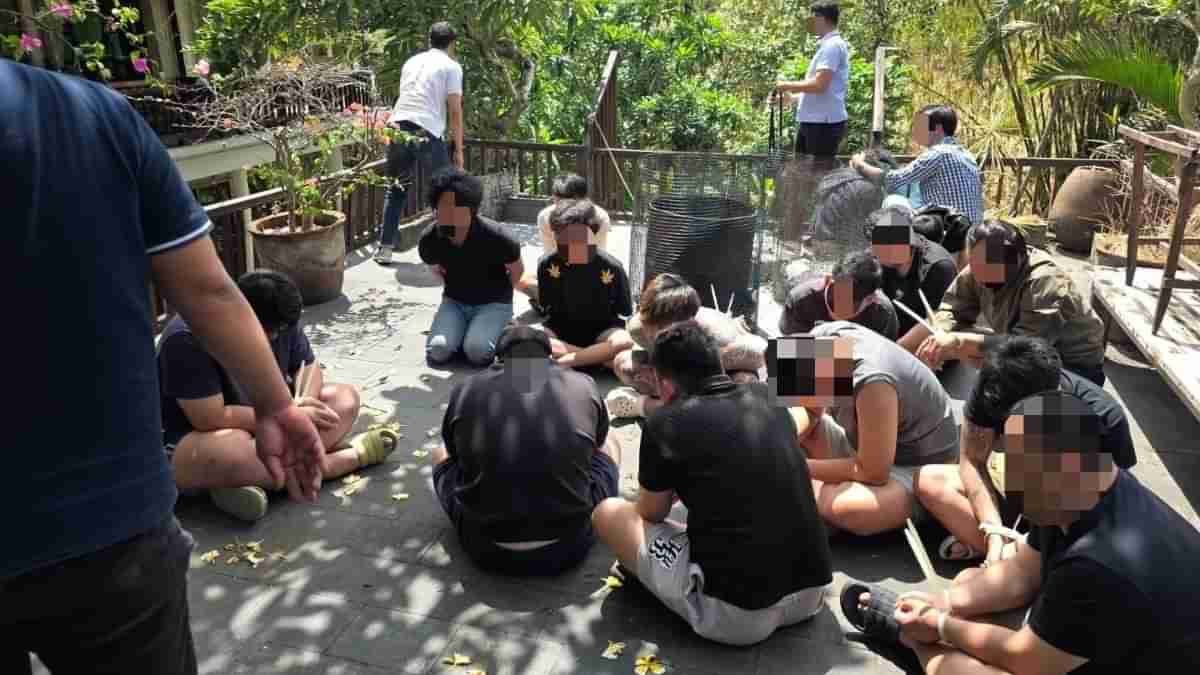 Penggerebekan Markas Pinjol Ilegal di Bali Imigrasi Ngurah Rai Amankan 17 WNA Malaysia dan Singapura